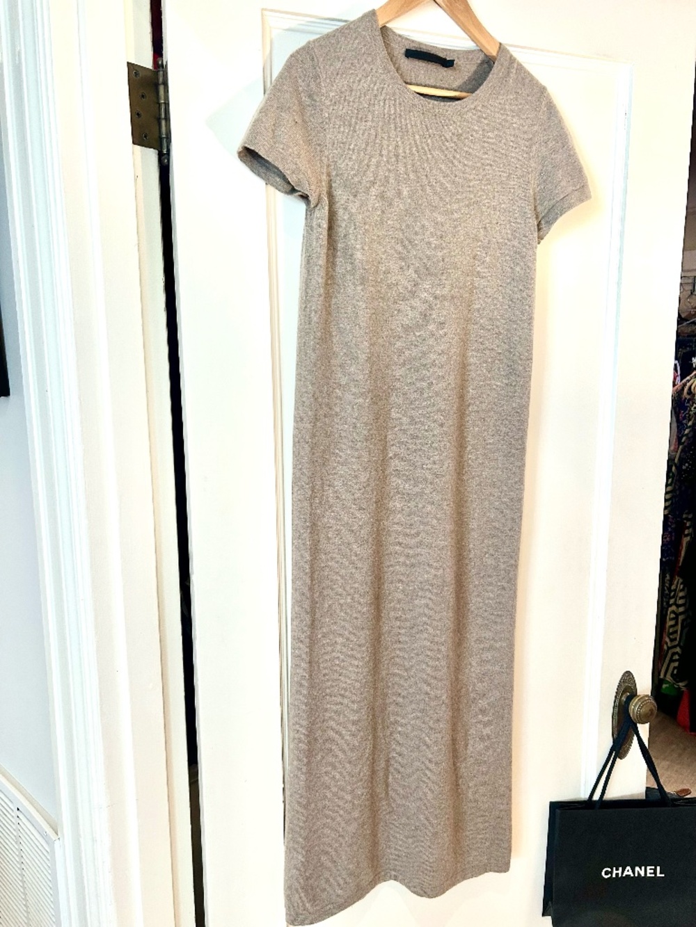 JENNI KAYNE wool and knit mix sweater dress size M